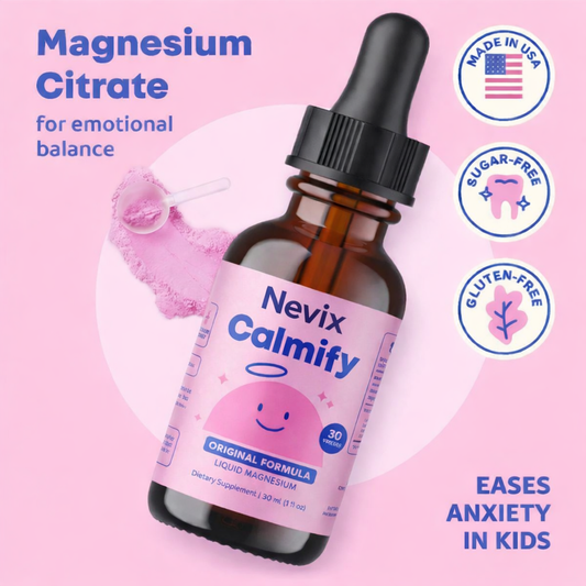 Liquid Magnesium Citrate for Kids - Gentle Calming Support