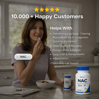 N-Acetyl L-Cysteine (NAC) Supplement Capsules