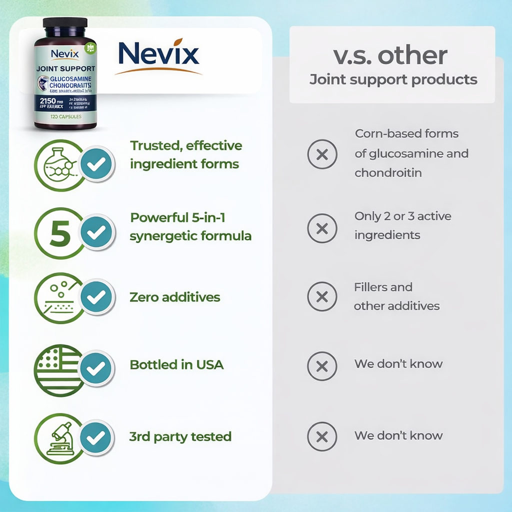 Natural Glucosamine Chondroitin - Joint Support Supplement